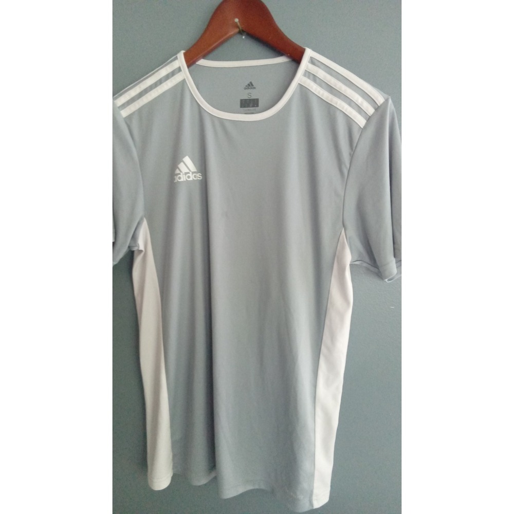 Adidas Training T-Shirt Jersey Soccer Activewear Number 51 Gray Small